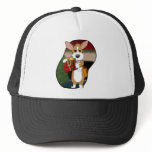 Corgi Shaking Christmas Present hats