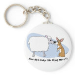 Corgi & Sheep Keychain