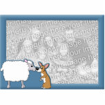 Corgi & Sheep Photo Frame photo sculptures