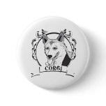 Corgi T-shirt Buttons
