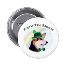 Corgi Top of the Morn Pins