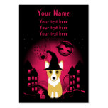Corgi Witch business cards