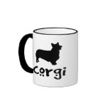 Corgi With Cool Text mugs