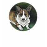 "Corgie" Dog Art Reproduction Ladies Shirt