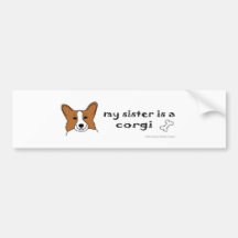 CorgiPembrokeSister Bumper Stickers