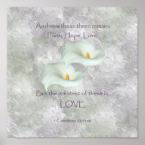 Corinthians 13:13 Faith Hope Love Print