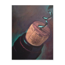 CORK AND OPENER HI-RES POSTCARD