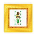 Cork illusion photo border  canvas wrapped print