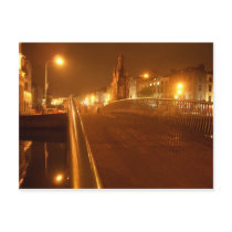 Cork, Ireland by night Post Cards