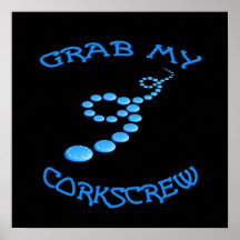 Corkscrew Frisbee Print