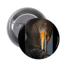 cormorant pinback button