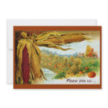 Corn and Pumpkins Vintage Thanksgiving
