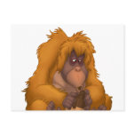 Corn-Jug-Playin' Orangutan Postcard
