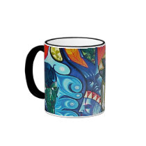 Corn Made Man by Gregory Gallo Mugs