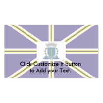 Cornelioprocopio Parana Brasil, Brazil flag Business Card Template
