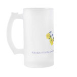 Corner Cafe Floral Frosted Mug