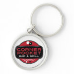 Corner Pocket Bar and Grille - RED Keychains