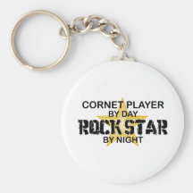 Cornet Rock Star by Night Keychain