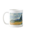 Cornfield With Cypresses By Vincent Van Gogh mugs