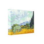 Cornfield with Cyprusses by Vincent van Gogh Canvas Print