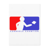 Cornhole Champion Postcard