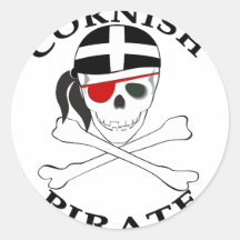 Cornish Pirate 1 Stickers