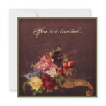 Cornucopia Bouquet invitations