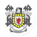CORNWALL Coat of Arms stickers