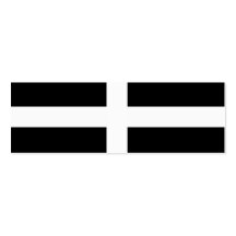 Cornwall - Cornish Flag / St. Piran's Business Cards