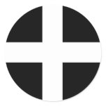 Cornwall - Cornish Flag stickers