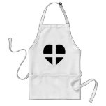 Cornwall Flag Heart aprons