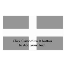 Cornwall, United Kingdom Business Card Template