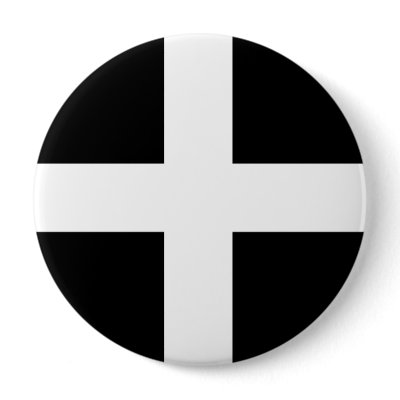 Cornwall, United Kingdom Pinback Button by bestflag