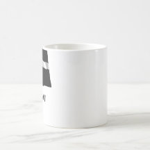 Cornwall Waving Flag with Name in Cornish Coffee Mugs