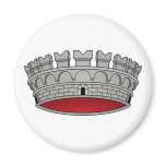 Corona di comune, Italy magnets