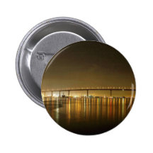 Coronado Bridge Seen From The Ferry Landing Pinback Buttons