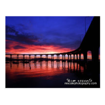 Coronado Bridge Sunrise Postcards