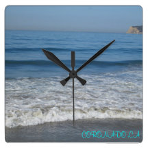 CORONADO ,CA SQUARE CLOCK SQUARE WALL CLOCK
