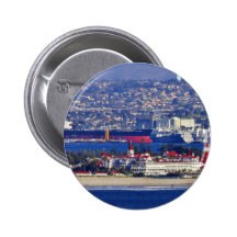 Coronado Seen From The Cabrillo National Monument Pinback Buttons