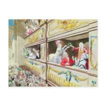 Coronation of Voltaire at the Theatre Francais Postcards