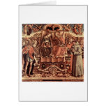 Coronation Scene By Carlo Crivelli Greeting Card