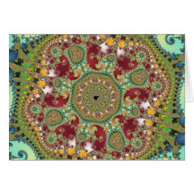 Coronel - Fractal Greeting Card