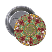 Coronel - Fractal Pinback Button