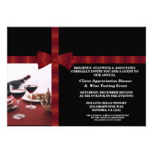 Corporate Event Client Appreciation Custom Invites