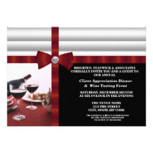 Corporate Event Client Appreciation Personalised Invitation