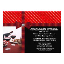 Corporate Event Client Appreciation Custom Invitations