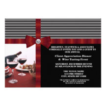 Corporate Event Client Appreciation Personalised Announcement