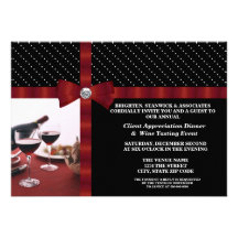 Corporate Event Client Appreciation Personalized Invitations