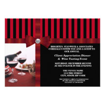 Corporate Event Client Appreciation Personalised Announcement