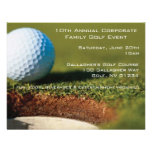 Corporate Golf Event Invitations invitations